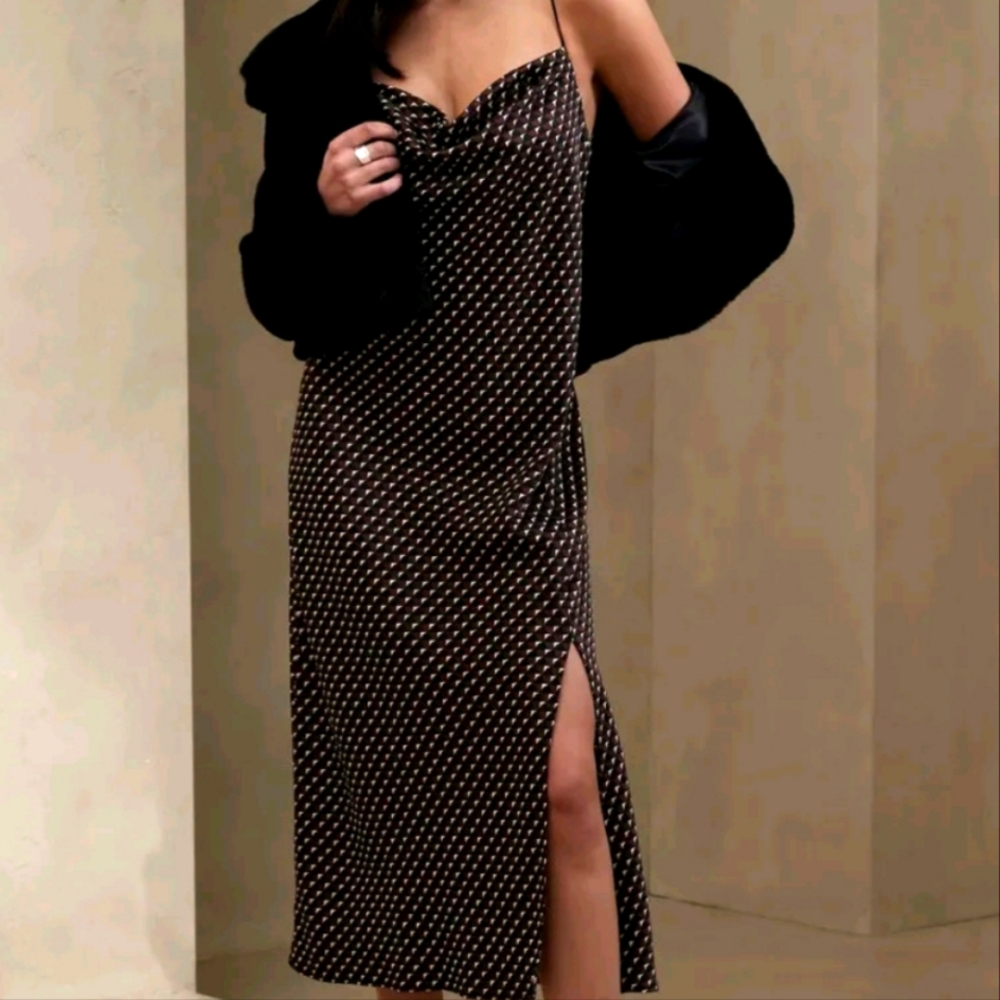 MT Satin Strappy Dress